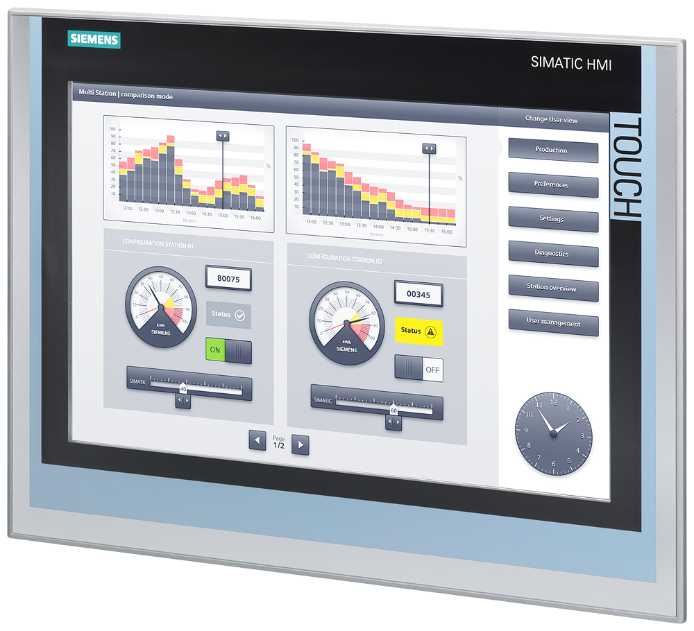 KP1500 and TP1500 Comfort 15.4 " HMI 6AV2124-0QC02-0AX0