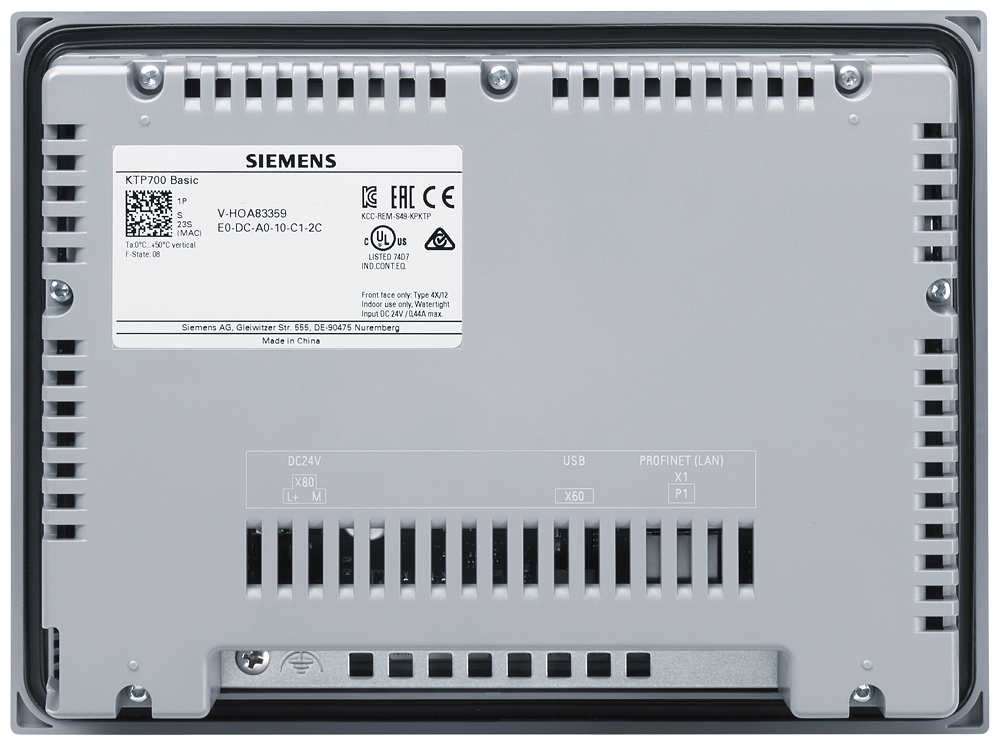 KTP700 Basic 7 inch HMI 6AV2123-2GB03-0AX0