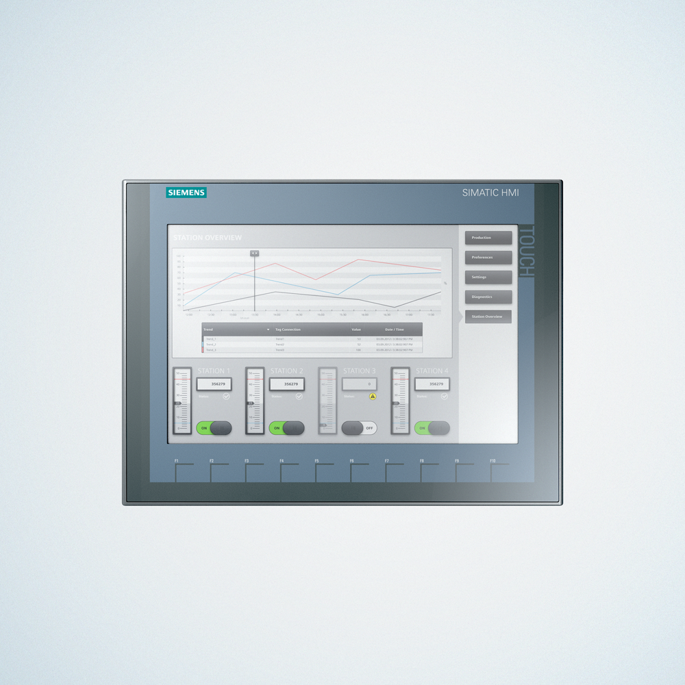 KTP1200 Basic DP 12" HMI 6AV2123-2MA03-0AX0