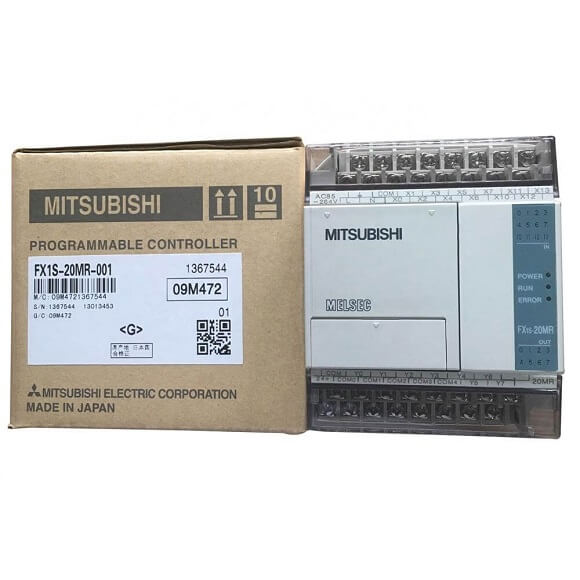Mitsubishi PLC Module FX1S-20MR-001/FX1S-20MT-001