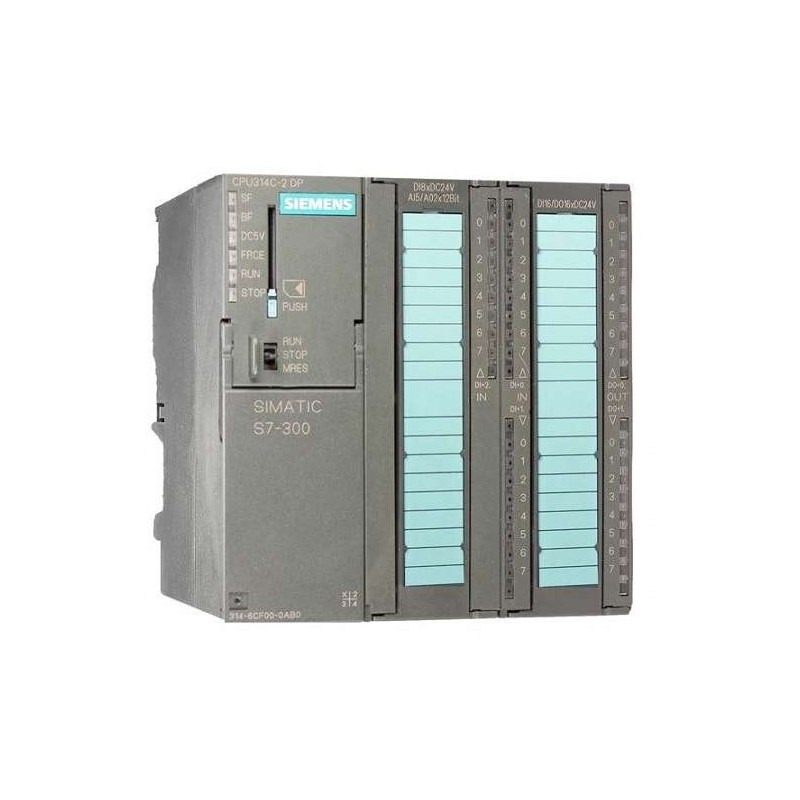 Siemens SIMATIC S7-300, CPU 314C-2DP Compact CPU with MPI, 6ES7314-6CF00-0AB0