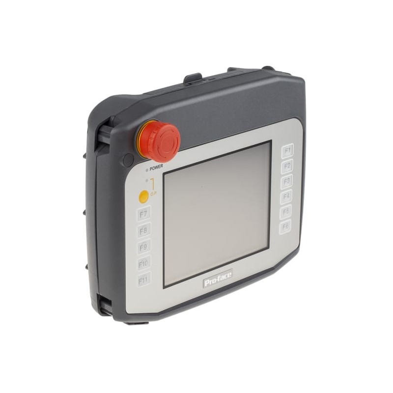 AGP3310H-T1-D24-RED Pro-face  HAND HELD HMI, 5.7&Prime; TFT(VGA), 24 VDC (CE/UL/C-UL), RED EMERGENCY STOP