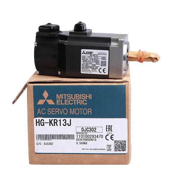 Mitsubishi MELSERVO-J4 Servomotor With Break 100W HG-KR13BJ