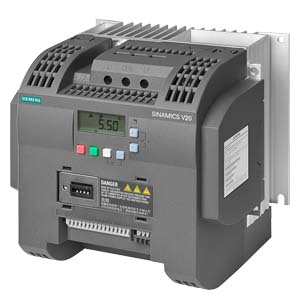 SINAMICS V20 380-480 V 3 AC -15/+10% 47-63Hz rated power 5.5 kW 